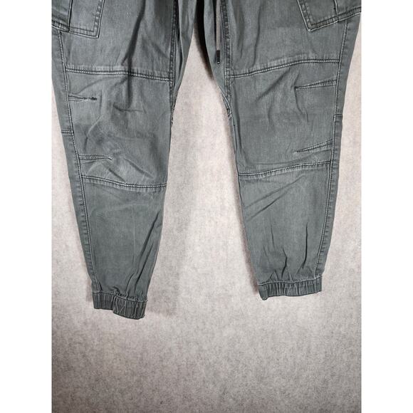 LAZER Utility Workwear Green High Waist Cargo Loose Fitting Jogger SZ M - Picture 4 of 8